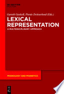 Lexical representation : a multidisciplinary approach /