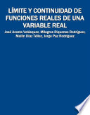 Limite y continuidad de funciones reales de una variable real /