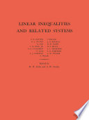 Linear inequalities and related systems /