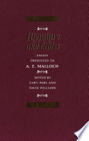 Literature and ethics : essays presented to A.E. Malloch / edited by Gary Wihl and David Williams.