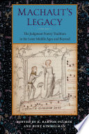 Machaut's legacy : the judgment poetry tradition in the later middle ages and beyond /