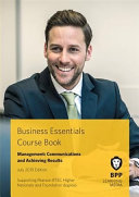 Management: communications and achieving results : course book.