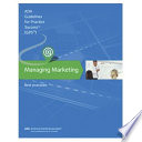 Managing Marketing : Best Practices.