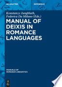 Manual of Deixis in Romance Languages