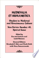 Medievalia et humanistica. studies in medieval and Renaissance culture /