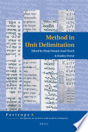 Method in unit delimitation /