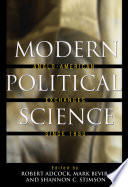 Modern political science : Anglo-American exchanges since 1880 /