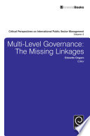 Multi-level governance : the missing linkages /