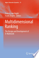 Multidimensional ranking : the design and development of U-Multirank /