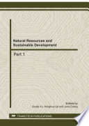 Natural resources and sustainable development : selected, peer reviewed papers from the 2011 International Conference on Energy, Environment and Sustainable Development (ICEESD) 2011), October 21-23, 2011, Shanghai, China /