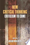 New critical thinking. Criticism to come /
