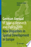 New disparities in spatial development in Europe /