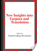 New insights into corpora and translation /