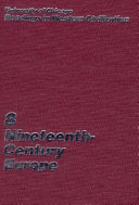 Nineteenth-century Europe : liberalism and its critics /