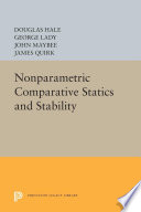 Nonparametric comparative statics and stability / Douglas Hale [and three others].