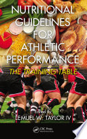 Nutritional guidelines for athletic performance the training table / editor, Lemuel W. Taylor.