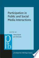 Participation in public and social media interactions /