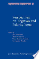 Perspectives on negation and polarity items /