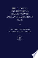 Philological and historical commentary on Ammianus Marcellinus XXVIII by J. den Boeft ... [et al.].