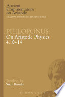 Philoponus : on Aristotle physics 4.10-14 /