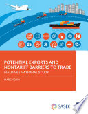 Potential exports and nontariff barriers to trade : Maldives national study /