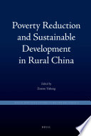 Poverty reduction and sustainable development in rural China / edited by Zheng Yisheng.