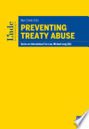 Preventing treaty abuse /