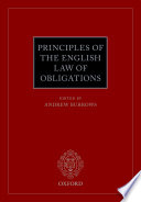 Principles of the English law of obligations /