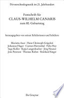 Privatrechtsdogmatik im 21. Jahrhundert : Festschrift fur Claus-Wilhelm Canaris zum 80. Geburtstag /