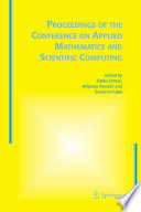 Proceedings of the Conference on Applied Mathematics and Scientific Computing /