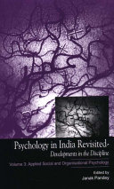 Psychology in India revisited : developments in the discipline.