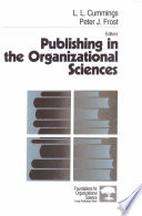 Publishing in the organizational sciences /