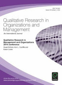 Qualitative research in management and organizations 2014 conference /