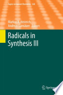 Radicals in synthesis III /