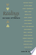 Readings on laws of nature / edited by John W. Carroll ; Michael Tooley [and fifteen others].