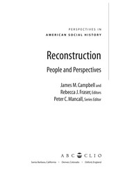 Reconstruction people and perspectives /