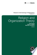 Religion and organization theory /