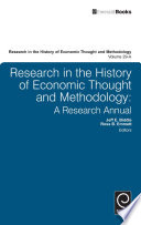 Research in the history of economic thought and methodology.