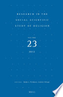 Research in the social scientific study of religion. Vol. 23. /