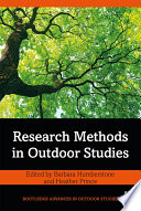 Research methods in outdoor studies /