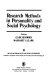 Research methods in personality and social psychology /