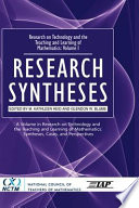 Research syntheses /