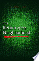 Return of the neighborhood as an urban strategy /