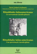 Ritualidades latinoamericanas = un acercamiento interdisciplinario = Ritualidades latino-americanas : uma aproximacao interdisciplinar /