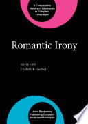 Romantic irony / edited by Frederick Garber.