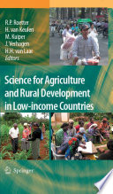 Science for agriculture and rural development in low-income countries /