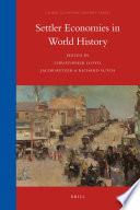 Settler economies in world history /