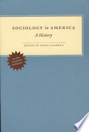 Sociology in America : a history /