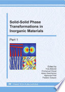 Solid-solid phase transformations in inorganic materials /