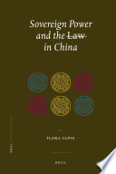 Sovereign power and the law in China